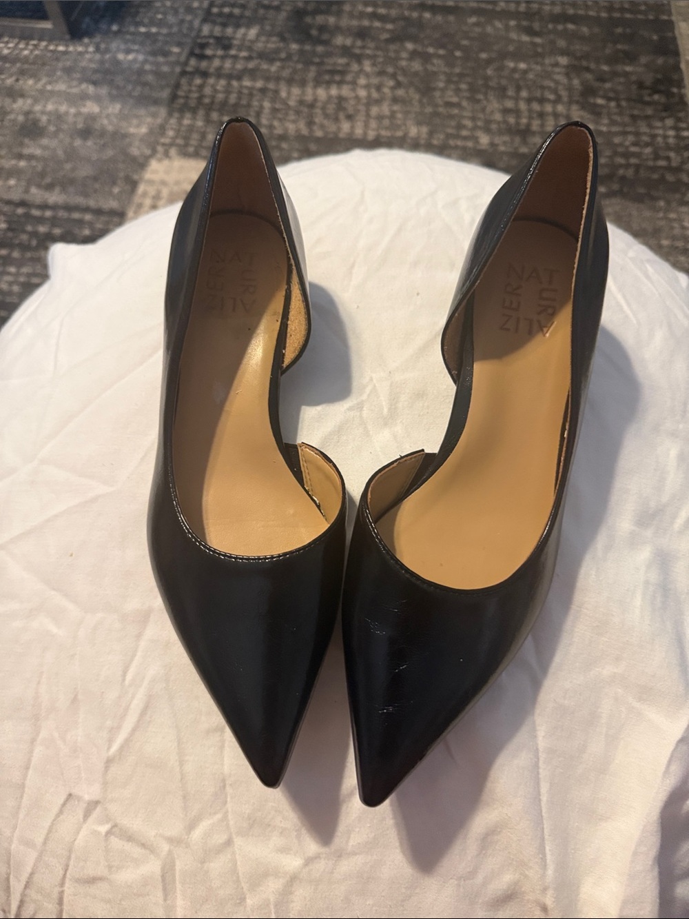 Naturalizer Black  Pointed-Toe D’Orsay Pumps